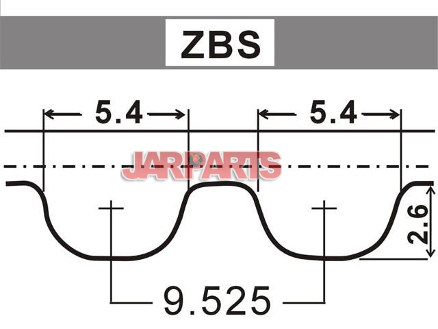 122ZBS19 Timing Belt