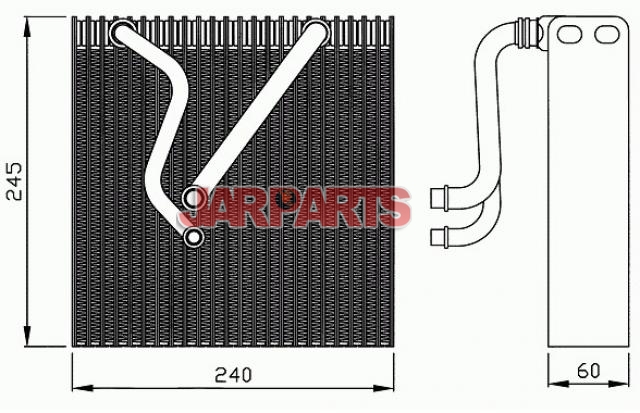 10650007 Air Conditioning Evaporator