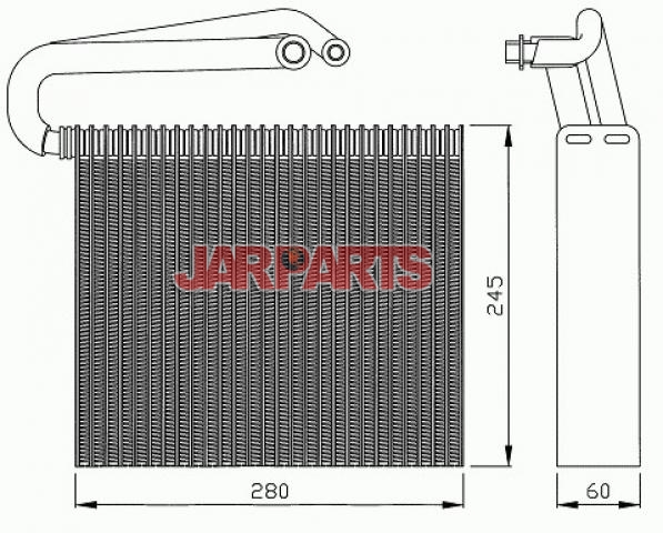 92165 Air Conditioning Evaporator