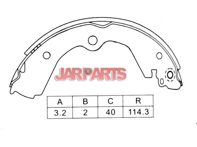 K1243 Brake Shoe