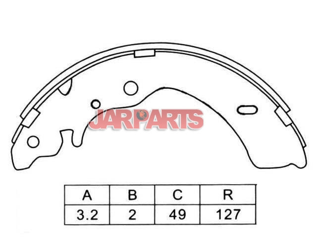 K4471 Brake Shoe