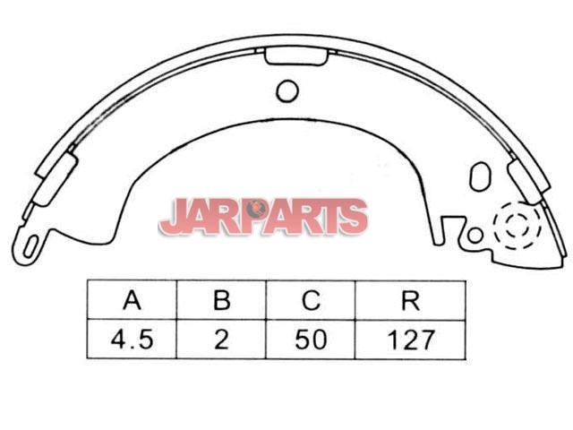 K6666 Brake Shoe