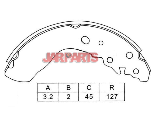 K9948 Brake Shoe