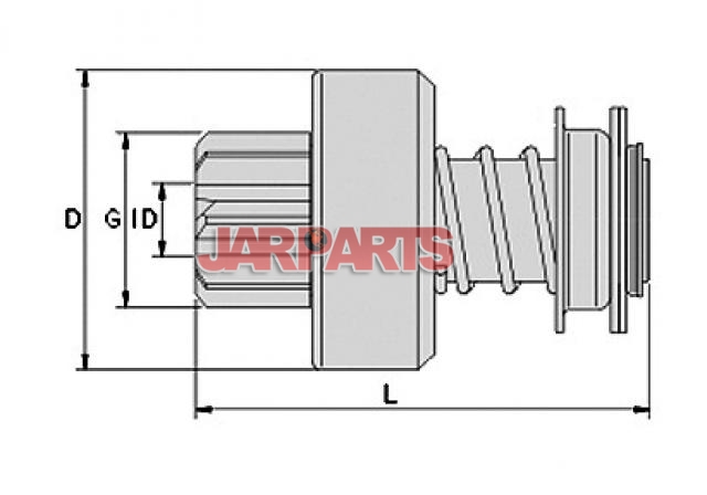 0001364400 Starter Gear