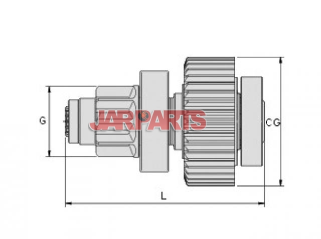 10115540 Starter Gear