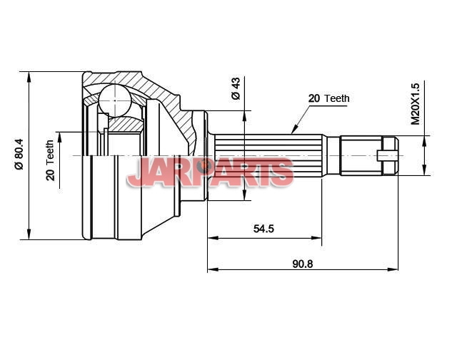 4308418 CV Joint Kit