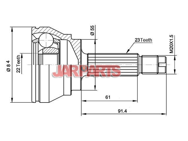 3030K CV Joint Kit