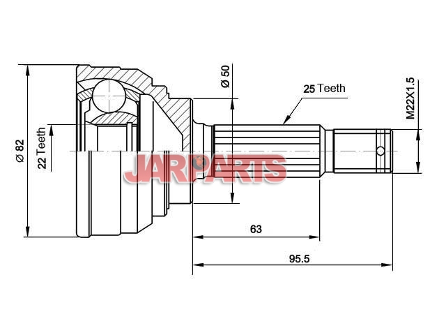 65326 CV Joint Kit