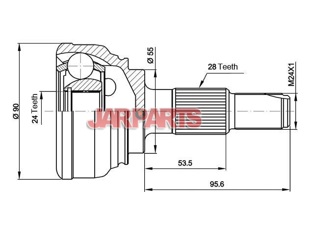 65162 CV Joint Kit