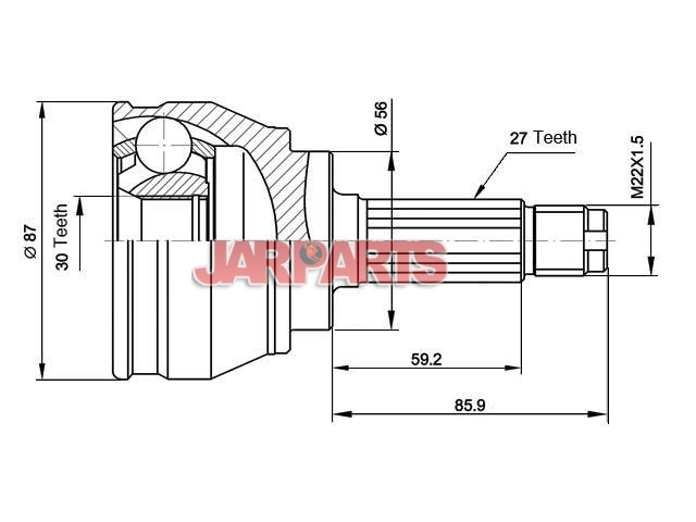 VKJA5709 CV Joint Kit