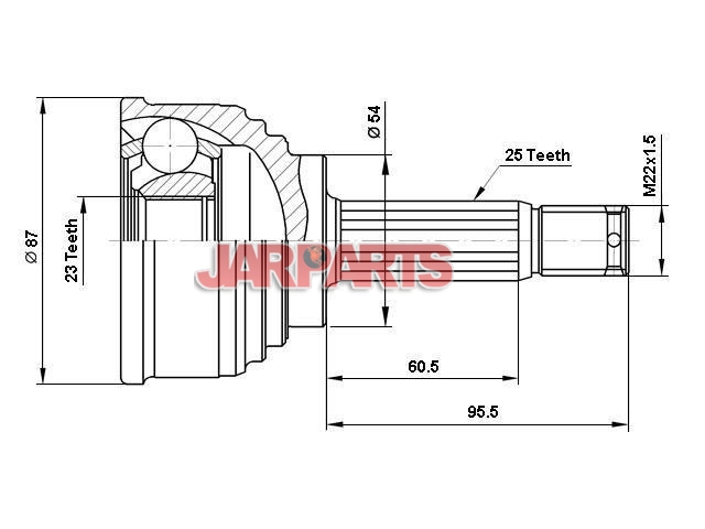 JGI503 CV Joint Kit