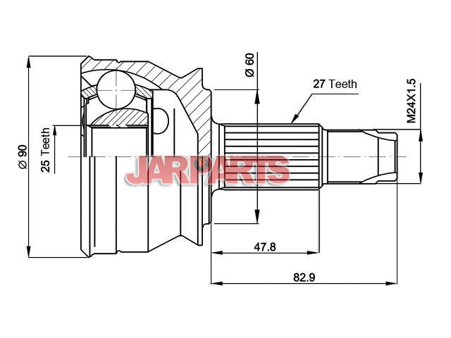 KLN065 CV Joint Kit