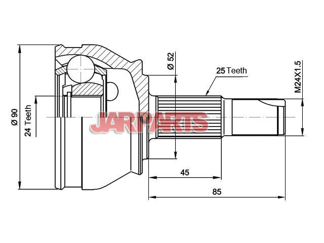 CKAR04 CV Joint Kit