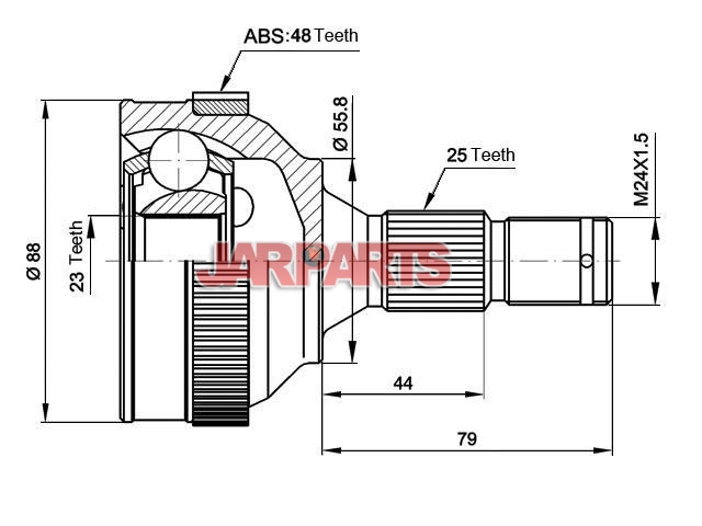 GPG2420K CV Joint Kit