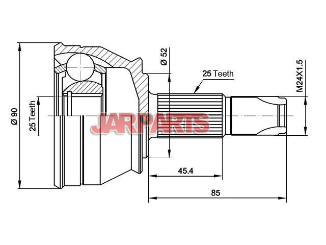 60812753 CV Joint Kit