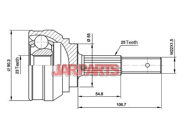 ND1022 CV Joint Kit