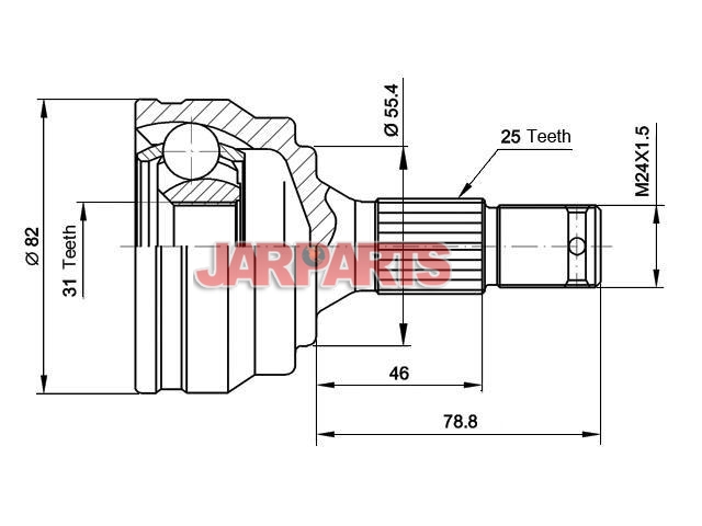 CVJ525310 CV Joint Kit