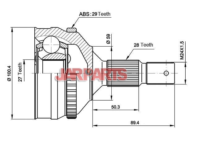 134846 CV Joint Kit