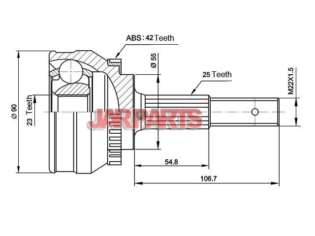 5369 CV Joint Kit