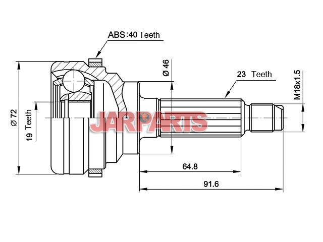 151280 CV Joint Kit