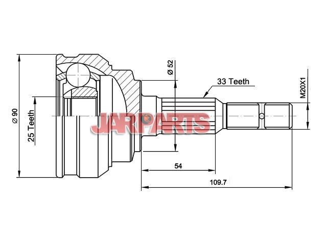 374003 CV Joint Kit