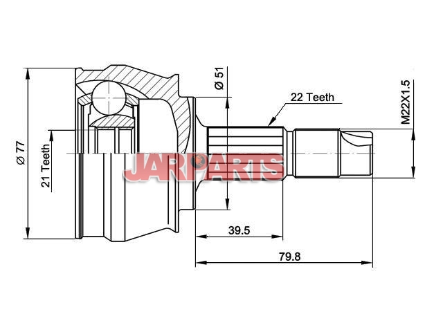 46307557 CV Joint Kit