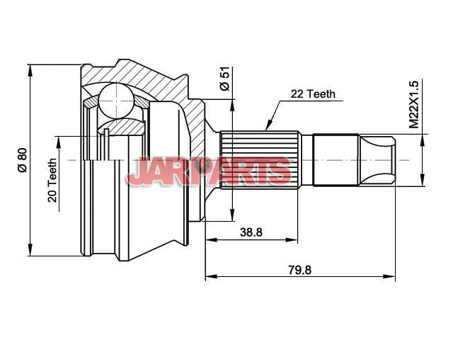 VKJA3190 CV Joint Kit