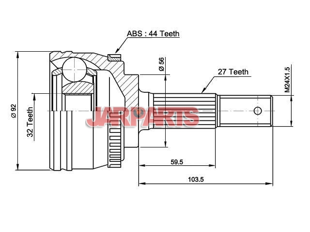 VKJA5578 CV Joint Kit