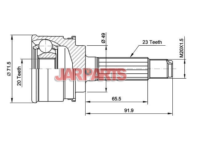 SPI21031 CV Joint Kit