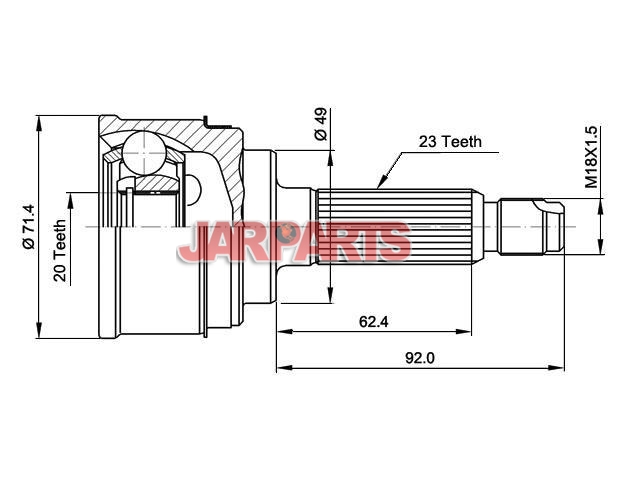 SZ1013 CV Joint Kit