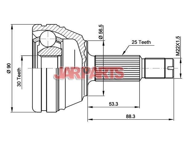 CVJ535110 CV Joint Kit