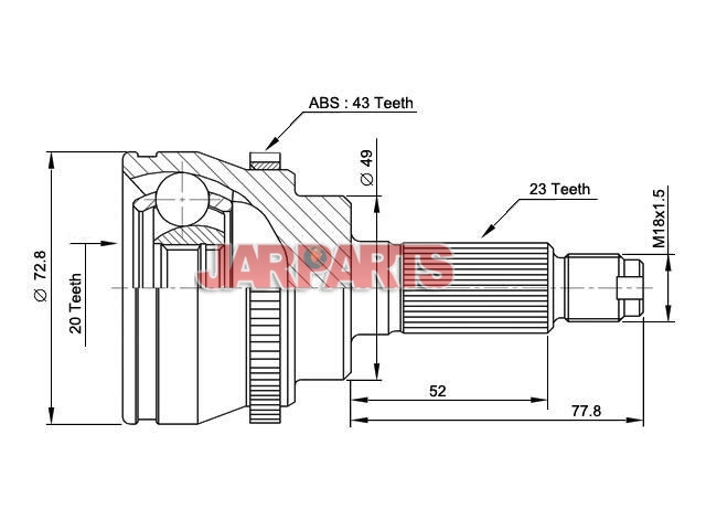 4700644 CV Joint Kit