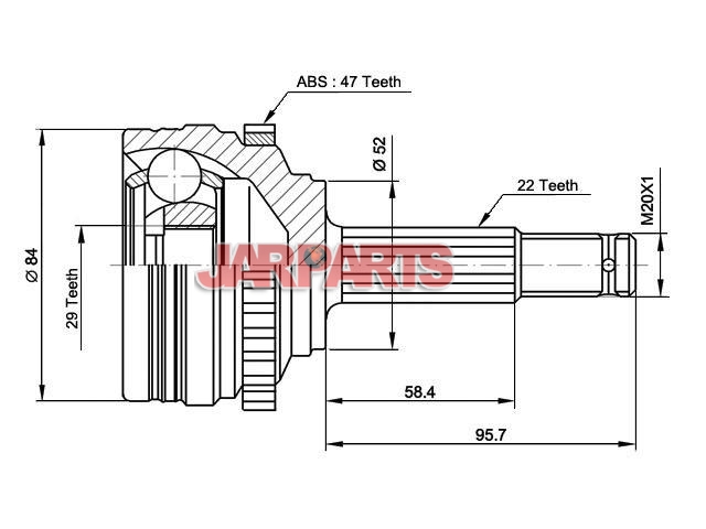 VKJA5607 CV Joint Kit