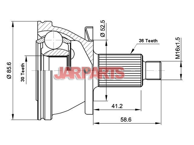 CKAU33 CV Joint Kit