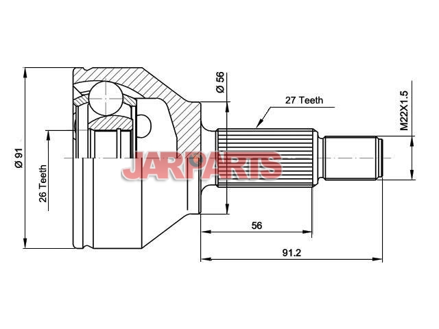 VKJA5289 CV Joint Kit