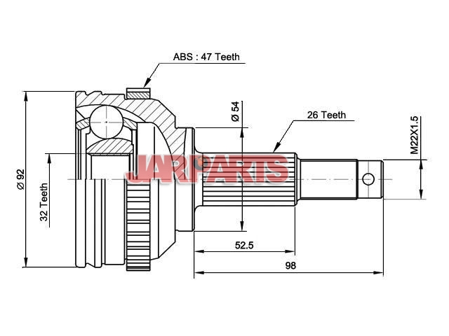 3158K CV Joint Kit