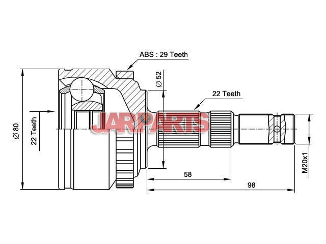 151439 CV Joint Kit