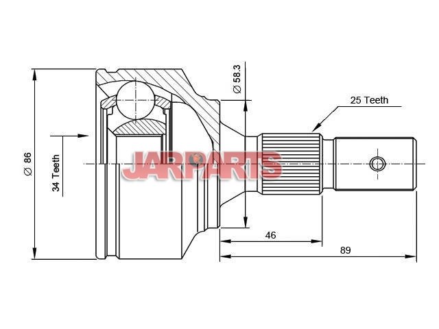 32728W CV Joint Kit