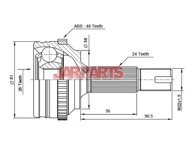 VKJA5471 CV Joint Kit