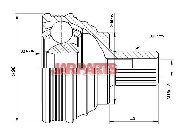 CVJ553710 CV Joint Kit