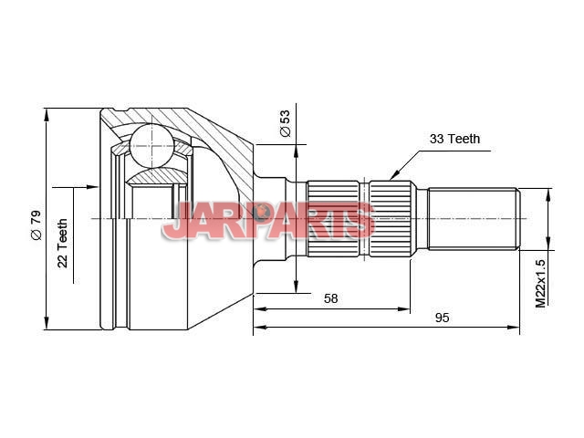 151504 CV Joint Kit