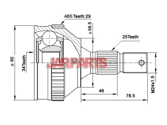 32726W CV Joint Kit