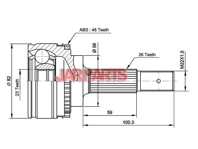 QVJ1224 CV Joint Kit