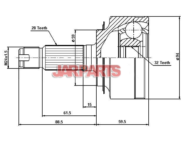 304308 CV Joint Kit