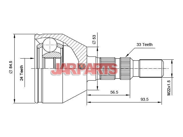 KOP685 CV Joint Kit