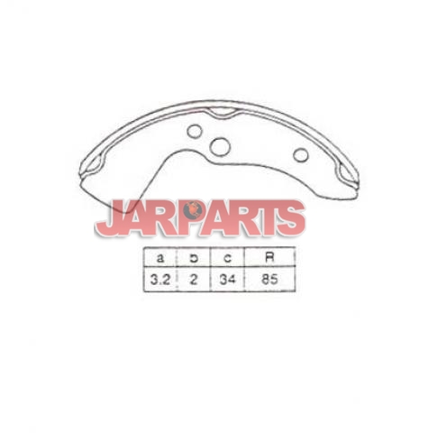 K7712 Brake Shoe