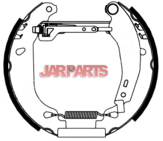 7701205097 Brake Shoe