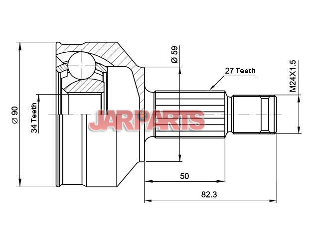 3348K CV Joint Kit
