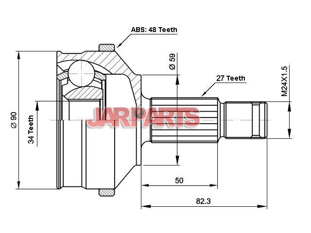 40144980010 CV Joint Kit