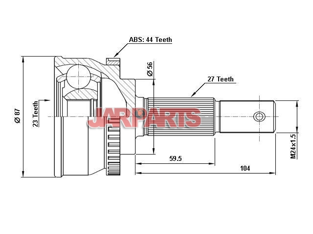 OJ0192 CV Joint Kit